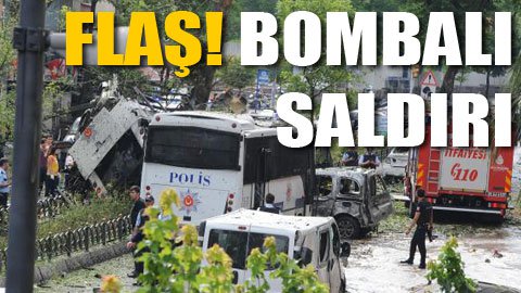 İstanbul’da polise bombalı saldırı!
