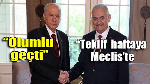 MHP ve AKP uzlaştı!