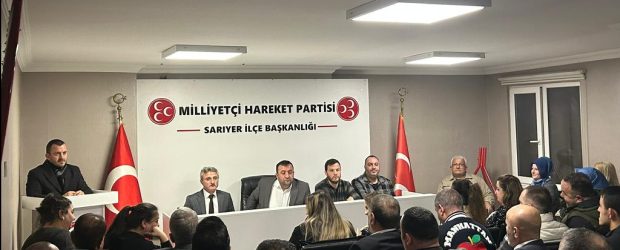 MHP Sarıyer’in yeni yönetiminden ilk toplantı